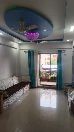 Living Room in 4 BHK Apartment at Rutu Riverside Estate, Kalyan East – for Sale