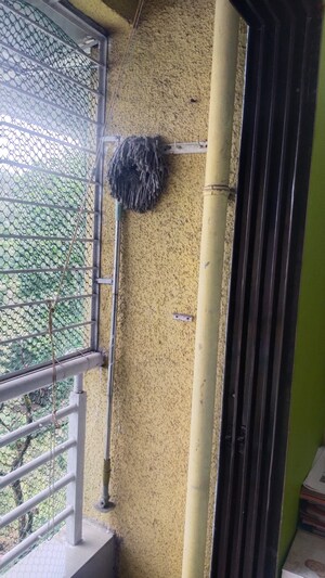 Balcony in 4 BHK Apartment at Rutu Riverside Estate, Kalyan East – for Sale