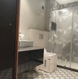 Bathroom in 4 BHK Builder Floor at Vipul World Floors, Sector 48 – for Sale