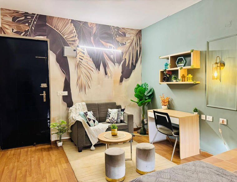 Living Room, migsun-twinz 2 Bedroom 1060 Sq.Ft. Apartment In Eta Ii Greater Noida Greater Noida 9065748