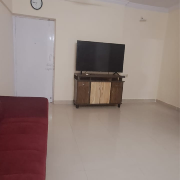 Living Room in 1 BHK Apartment at HDIL Dheeraj Diamond, Chincholi Bunder – for Rent