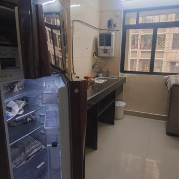 Kitchen in 1 BHK Apartment at HDIL Dheeraj Diamond, Chincholi Bunder – for Rent