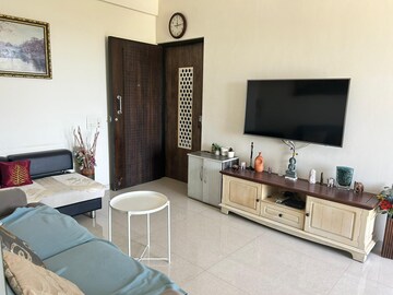 Living Room in 2 BHK Apartment at Gurukrupa Marina Enclave, Malad West – for Sale