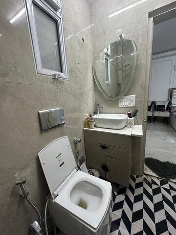 Bathroom in 3 BHK Apartment at Saket – for Rent
