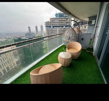 Balcony in Studio Apartment at Supertech Supernova Spira Suites, Sector 94 – for Rent