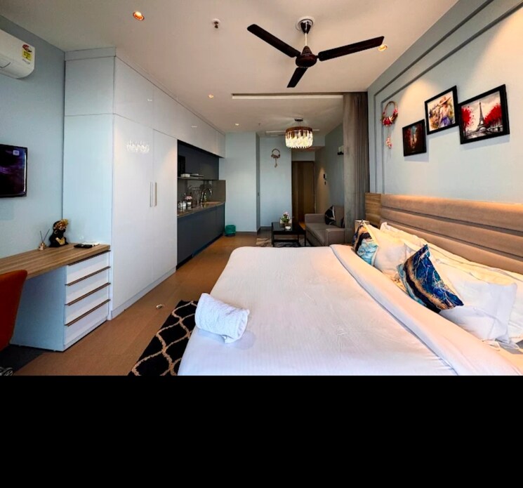 Bedroom, supertech-supernova-spira-suites Studio 630 Sq.Ft. Apartment In Sector 94 Noida 9066008