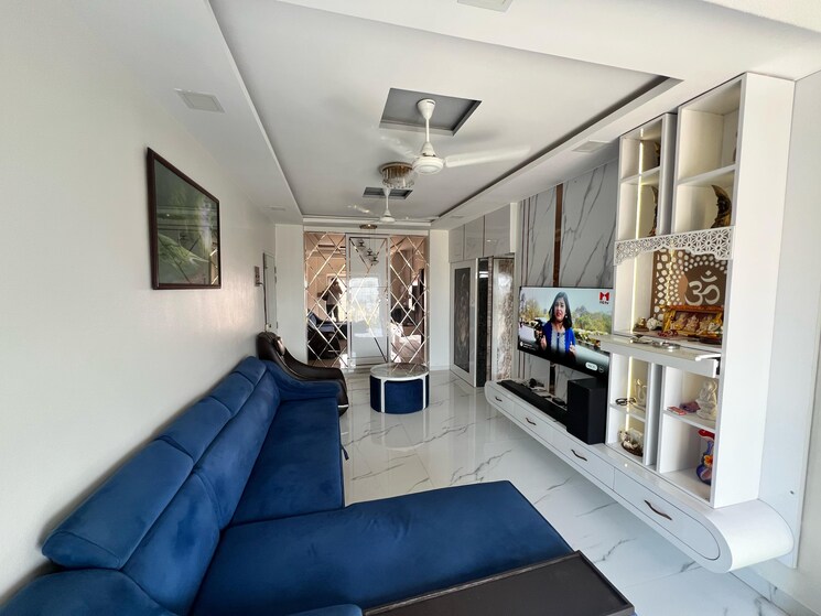 Living Room, sapphire-lakeside 1 Bedroom 500 Sq.Ft. Apartment In Powai Mumbai 9065989