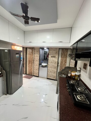 Kitchen in 1 BHK Apartment at Sapphire Lakeside, Powai – for Rent