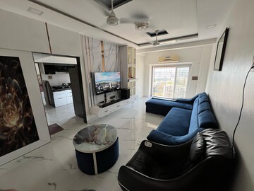 Living Room in 1 BHK Apartment at Sapphire Lakeside, Powai – for Rent