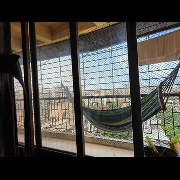 Balcony in 3 BHK Apartment at Sneh CHS Andheri West, Jeevan Nagar – for Rent