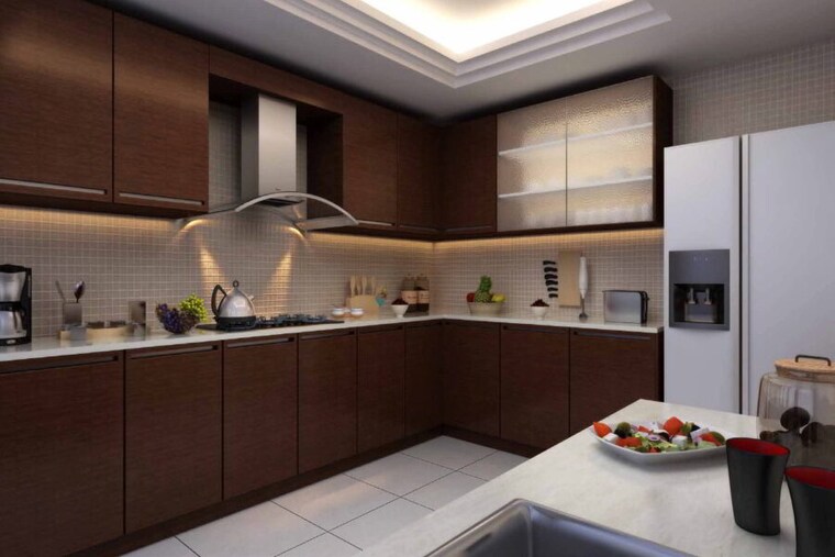 Kitchen, ansal-sushant-floors 4 Bedroom 500 Sq.Yd. Builder Floor In Sushant Lok ii Gurgaon 9066011