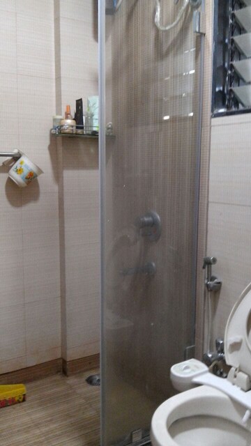 Bathroom in 2 BHK Apartment at Shakti Sadan Apartment, Bandra East – for Rent