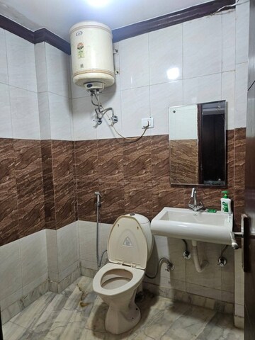 Bathroom in 2 BHK Apartment at Freedom Fighters Enclave – for Rent