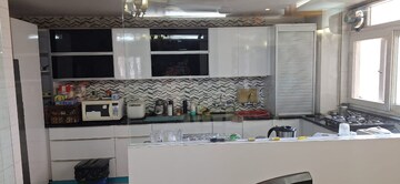 Kitchen in 3 BHK Apartment at Unitech Palms, South City 1 – for Rent