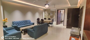 Living Room in 3 BHK Apartment at Saket – for Rent