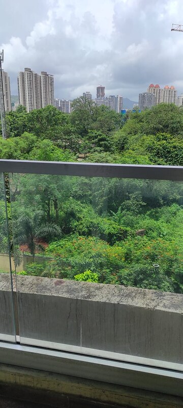 Balcony in 2 BHK Apartment at Dosti West County Phase 4 Dosti Pine, Balkum Pada – for Rent