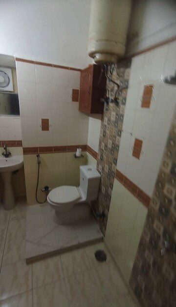 Bathroom in 2 BHK Apartment at Uma Cooperative Society, Mayur Vihar 1 – for Rent