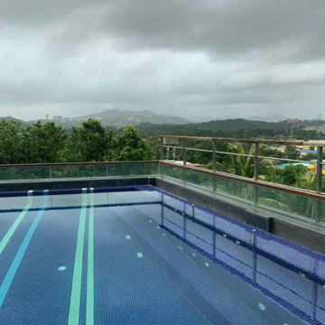 Balcony in 1 BHK Apartment at RAJ Powai, Powai – for Rent