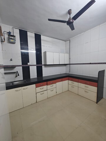 Kitchen in 3 BHK Apartment at Neelkanth Residency, Seawoods – for Rent