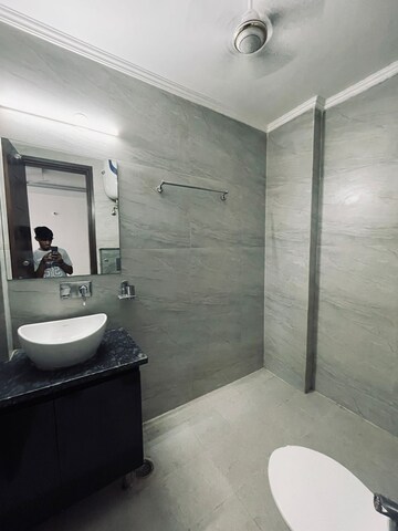 Bathroom in 3 BHK Builder Floor at Freedom Fighters Enclave – for Rent