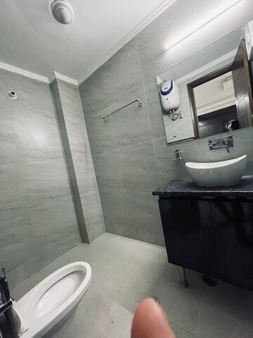 Bathroom in 3 BHK Builder Floor at Freedom Fighters Enclave – for Rent
