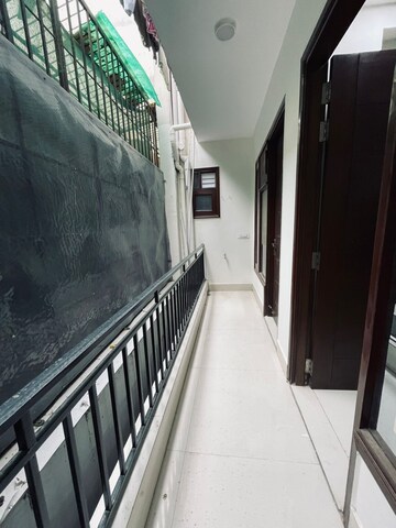 Balcony in 3 BHK Builder Floor at Freedom Fighters Enclave – for Rent