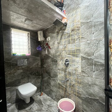 Bathroom in 1 BHK Apartment at New Brahmand Phase 7 CHS, Kiran Mill Colony – for Sale