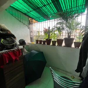 Balcony in 1 BHK Apartment at New Brahmand Phase 7 CHS, Kiran Mill Colony – for Sale