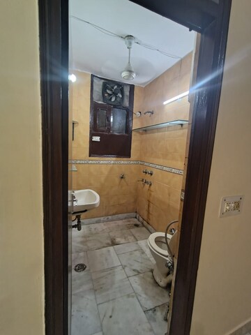 Bathroom in 2 BHK Builder Floor at Malviya Nagar – for Rent