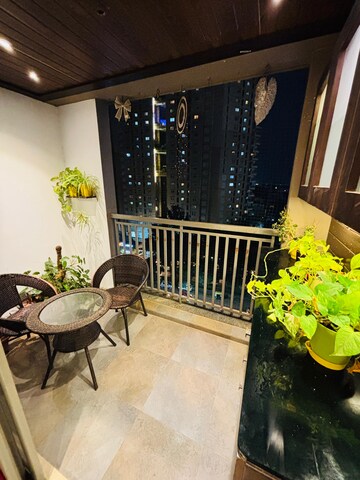 Balcony in 3 BHK Apartment at Orchid Woods, Hennur – for Rent