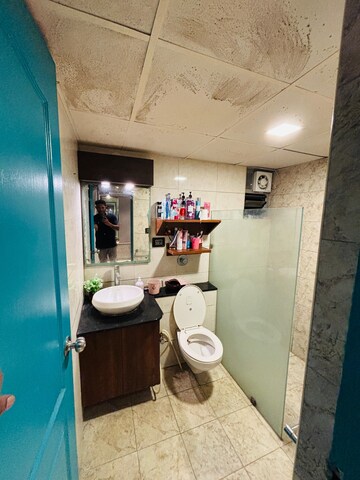 Bathroom in 3 BHK Apartment at Orchid Woods, Hennur – for Rent