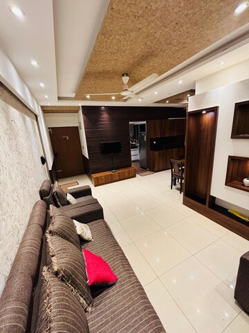 Living Room in 3 BHK Apartment at Orchid Woods, Hennur – for Rent