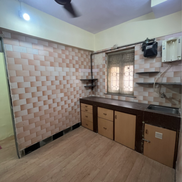 Kitchen in 1 BHK Apartment at Pestom Sagar Colony, Tilak Nagar – for Rent