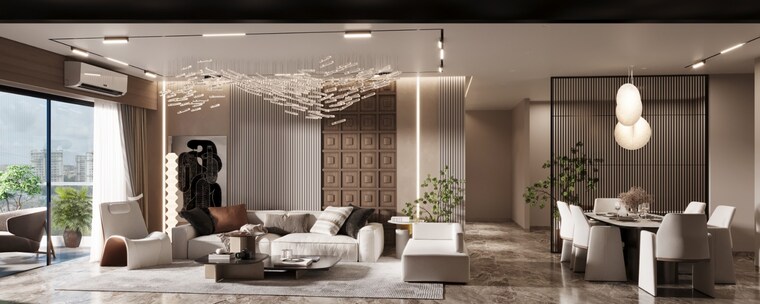 Living Room, lakdi ka pul 3 Bedroom 1976 Sq.Ft. Apartment In Lakdi Ka Pul Hyderabad 9066612