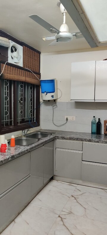 Kitchen in 2 BHK Builder Floor at Ansal Sushant Apartments, Sushant Lok I – for Rent