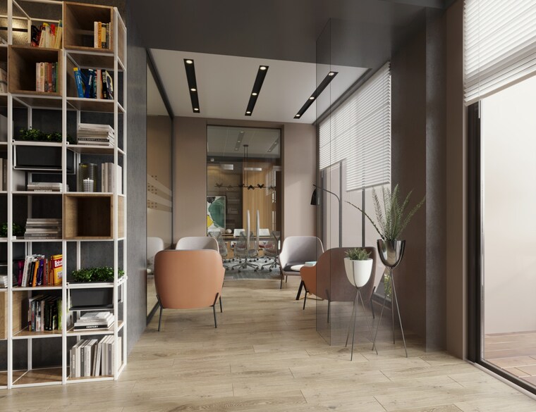 Living Room, maphar-annexe 3 Bedroom 1976 Sq.Ft. Apartment In Lakdi Ka Pul Hyderabad 9066628