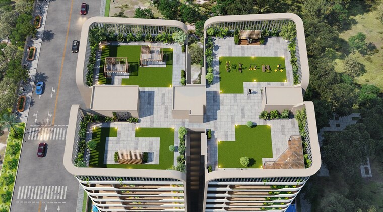 Master Plan, maphar-annexe 3 Bedroom 1976 Sq.Ft. Apartment In Lakdi Ka Pul Hyderabad 9066628