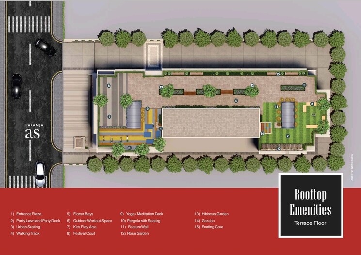 Master Plan, paranjape-aspire 2 Bedroom 727 Sq.Ft. Apartment In Andheri West Mumbai 9066632