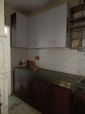 Kitchen in 2 BHK Builder Floor at Khirki Extension – for Rent