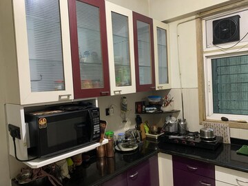 Kitchen in 3 BHK Apartment at Vijay Nagari Annex, Waghbil – for Rent