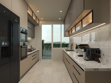 Kitchen in 3 BHK Apartment at Lakdi Ka Pul – for Sale