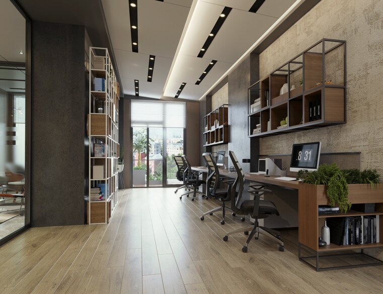 Study Room, lakdi ka pul 3 Bedroom 1989 Sq.Ft. Apartment In Lakdi Ka Pul Hyderabad 9066683