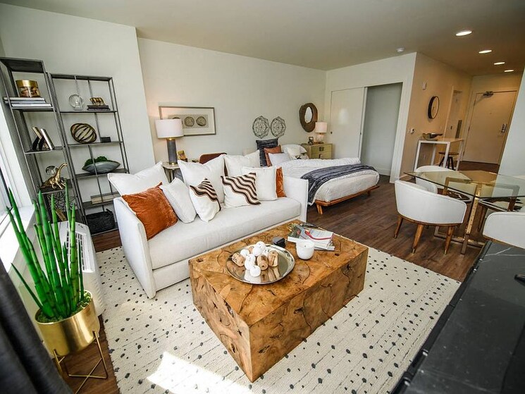 Living Room, uniwest-aero-hub Studio 475 Sq.Ft. Apartment In Sector 22d Yamuna Expressway Greater Noida 9066714