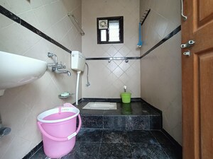 Bathroom in 3 BHK Apartment at Omkar Meghdoot Residency, Gultekdi – for Sale