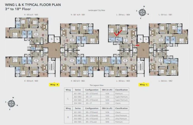Master Plan, puravankara-palm-beach 2 Bedroom 1232 Sq.Ft. Apartment In Hennur Bangalore 9066743
