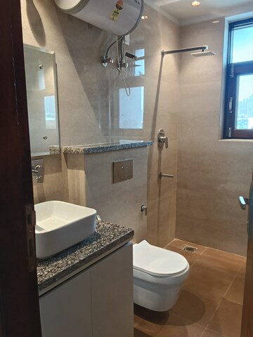 Bathroom in 3 BHK Builder Floor at Nirvana Courtyard, Sector 50 – for Rent