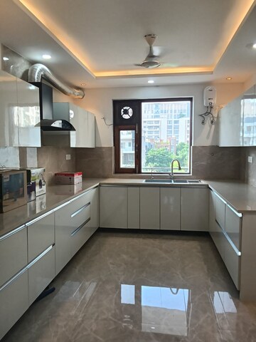 Kitchen in 3 BHK Builder Floor at Nirvana Courtyard, Sector 50 – for Rent