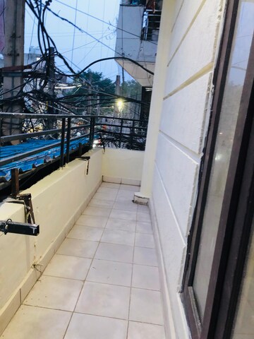 Balcony in 2 BHK Builder Floor at Freedom Fighters Enclave – for Rent