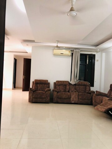 Living Room in 4 BHK Builder Floor at Freedom Fighters Enclave – for Rent