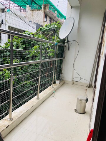 Balcony in 4 BHK Builder Floor at Freedom Fighters Enclave – for Rent